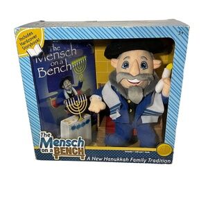 The Mensch on a Bench Plush Toy with Storybook